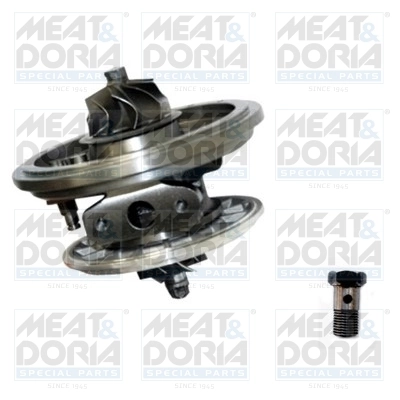 Core assembly, turbocharger